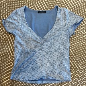 Brandy Melville blue and white top size medium.